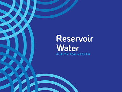 Reservoir Water5 beverage drinkingwater letter logo logomark pure refreshment ripple splash thirst water waves
