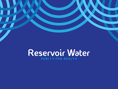 Reservoir Water6 beverage drinkingwater letter logo logomark refreshment ripple splash thirst water waves