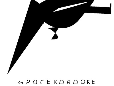 Space karaoke app branding design graphic design illustration logo typography vector