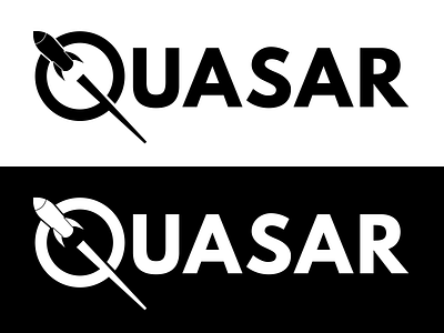 QUASAR LOGO (alternate) branding dailylogochallenge graphic design illustrator logo