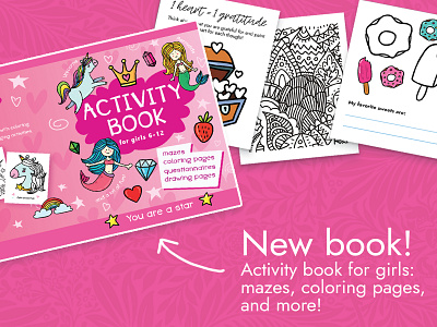 Activity Book for girls amazon book children children book maze publisher