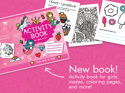 Activity Book for girls