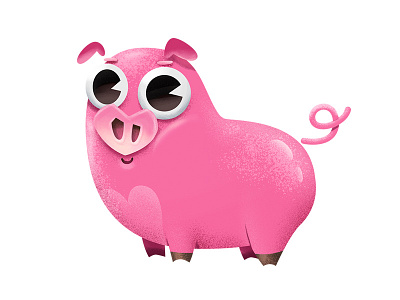 Piggy Pig animal charachter farm pig piglet