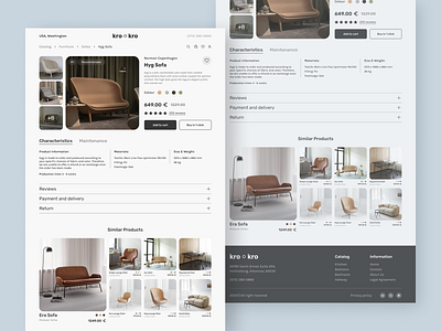 Furniture Store - Card Product Design chair design e commerce ecommerce furniture home landing landing page marketplace online shopping online store product product design shop sofa store ui ux web website