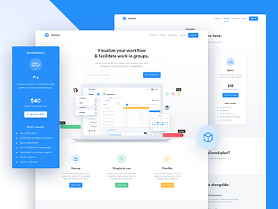 Qwick Platform - Landing Page