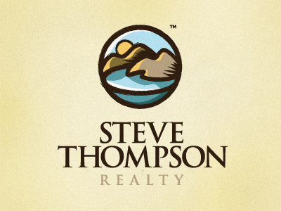 Steve Thompson - Real Estate branding earth earth tones hills kelowna lake logo okanagan penticton real estate realty wip work in progress