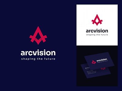 ArcVision - Logo Design architect architecture branding clean concept flat interior logo logoconcept logos minimal