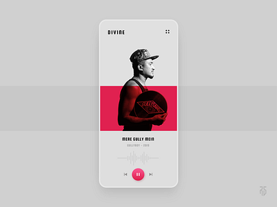 Divine Music Mobile App android app app design applicaiton clean concept design divine flat light minimal music musician musicplayer ui uidesign uiux ux