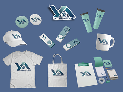 Merchandise Branding Yuli Art Photo & Studio branding graphic design logo
