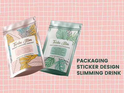 Packaging Sticker Design branding graphic design