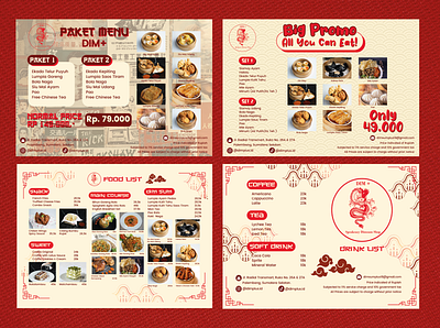 Dimplus Menu Design branding graphic design logo