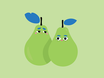 They Make a Great Pear graphic illustration