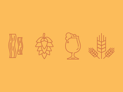 Beers & Bacon Icons