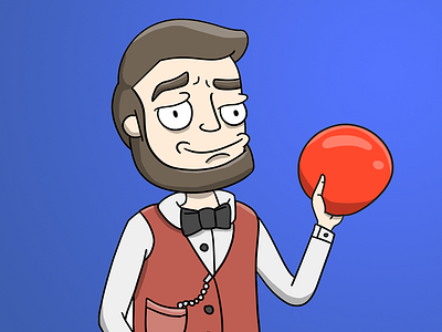 Abe Lincoln cartoon game illustration manga studio