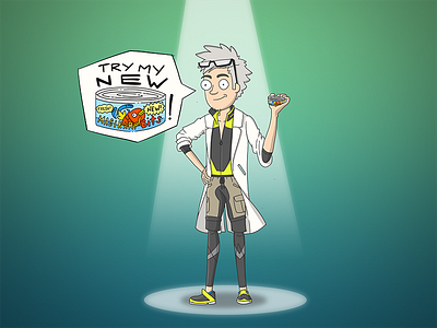 Professor Willow's Scheme cartoon clip paint fan art illustration manga studio parody pokemon pokemon go