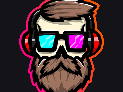 Twitch Avatar illustration illustrator logo