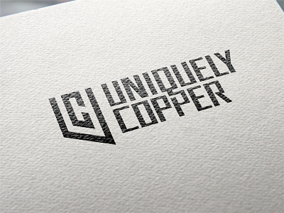 Uniquely Copper re-design 2/3 brand branding design designer graphic design logo redesign vector