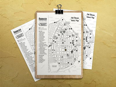 Habana 624 quick city map of Old Havana bb brand branding city cuba design designer graphic design habana havana la habana logo map mockup paper print printable rent