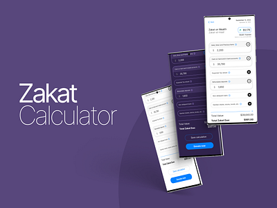 4 of 100 days DailyUI Challenge | Zakat Calculator