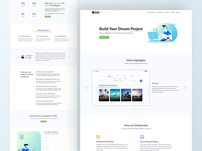 Themewagon - Hire Us Page agency best landing page clean design dribbbles best designs hire us landing page marketplace minimal design minimalist new landing page design popular design portfolio themewagon themewagon marketplace ui uiux ux website website design