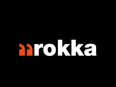 rokka branding design graphic design logo typography