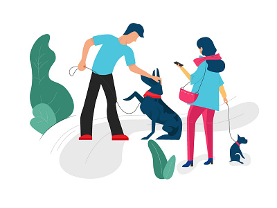 Couples Walking adobe couples creative creativity design dribbble ideas illustration thinking vector