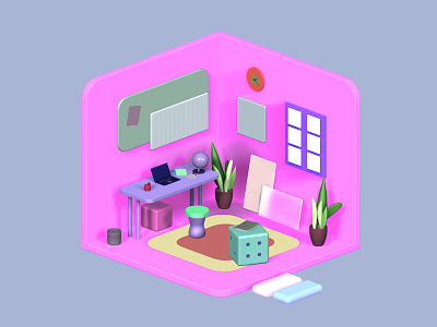 Miniature 3D Room