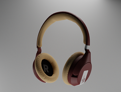 3d design headphone branding design graphic design