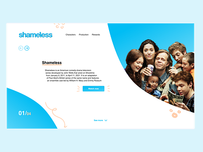 Shameless - UI Design - #4 Shots