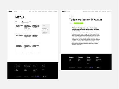 Fasten website. Newsroom layout typography ui ui ux web web design web layout web page web page layout web ui webdesign website website design