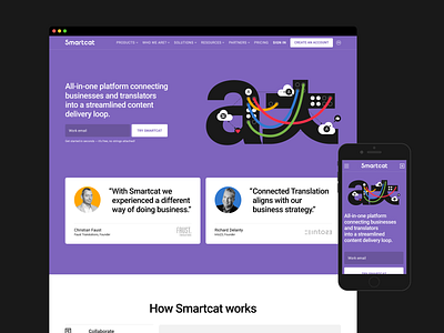 Smartcat Website layout ui ui ux web web design web page web ui webdesign website website design