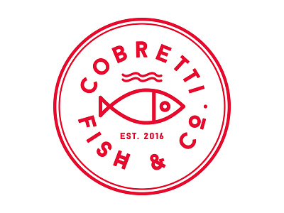 Cobretti Fish & Co. Secondary Logo