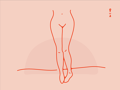 Woman 02 doodle female girl legs sun rise woman