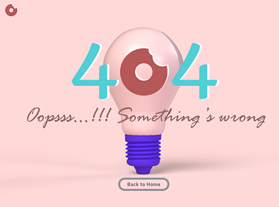 404 error #DailyUI branding dailyui design graphic design illustration logo typography ui ux vector