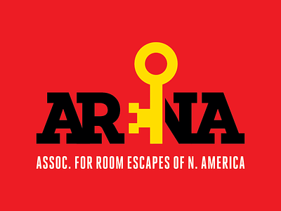 Arena Logo Final arena red room escapes yellow