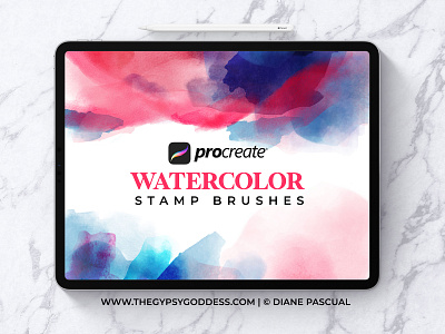 Procreate Watercolor Brushes Free this week!