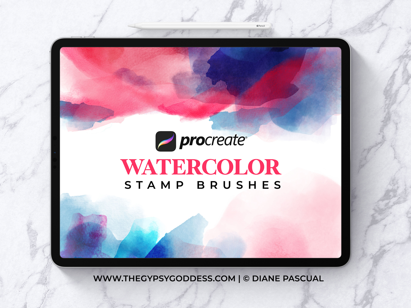 free watercolor procreate brush