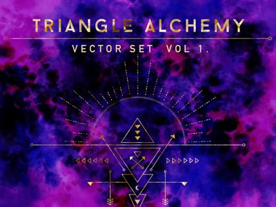 Triangle Alchemy alchemy conscious art illustration illustrator magic mandalas spiritual spiritual art triangles vector vector art vector illustration