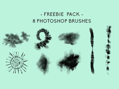 FREEBIE PACK 8 Photoshop Brushes + More! free stuff