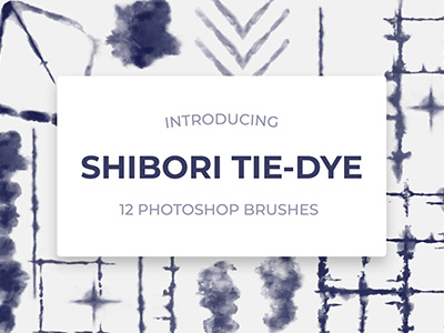 Shibori Digital Tie-Dye Photoshop Brushes