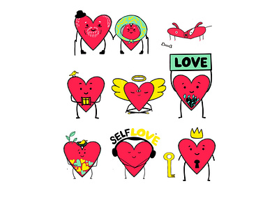 Love stickers