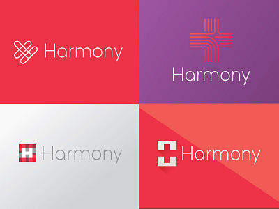 Harmony Logo Explorations corporate identity harmony health health care health systems healthcare healthcare identity logo concepts logos medical