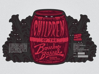 Die cut bomber label