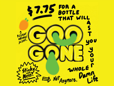 GooGone adcovate brand branding strategy yellow