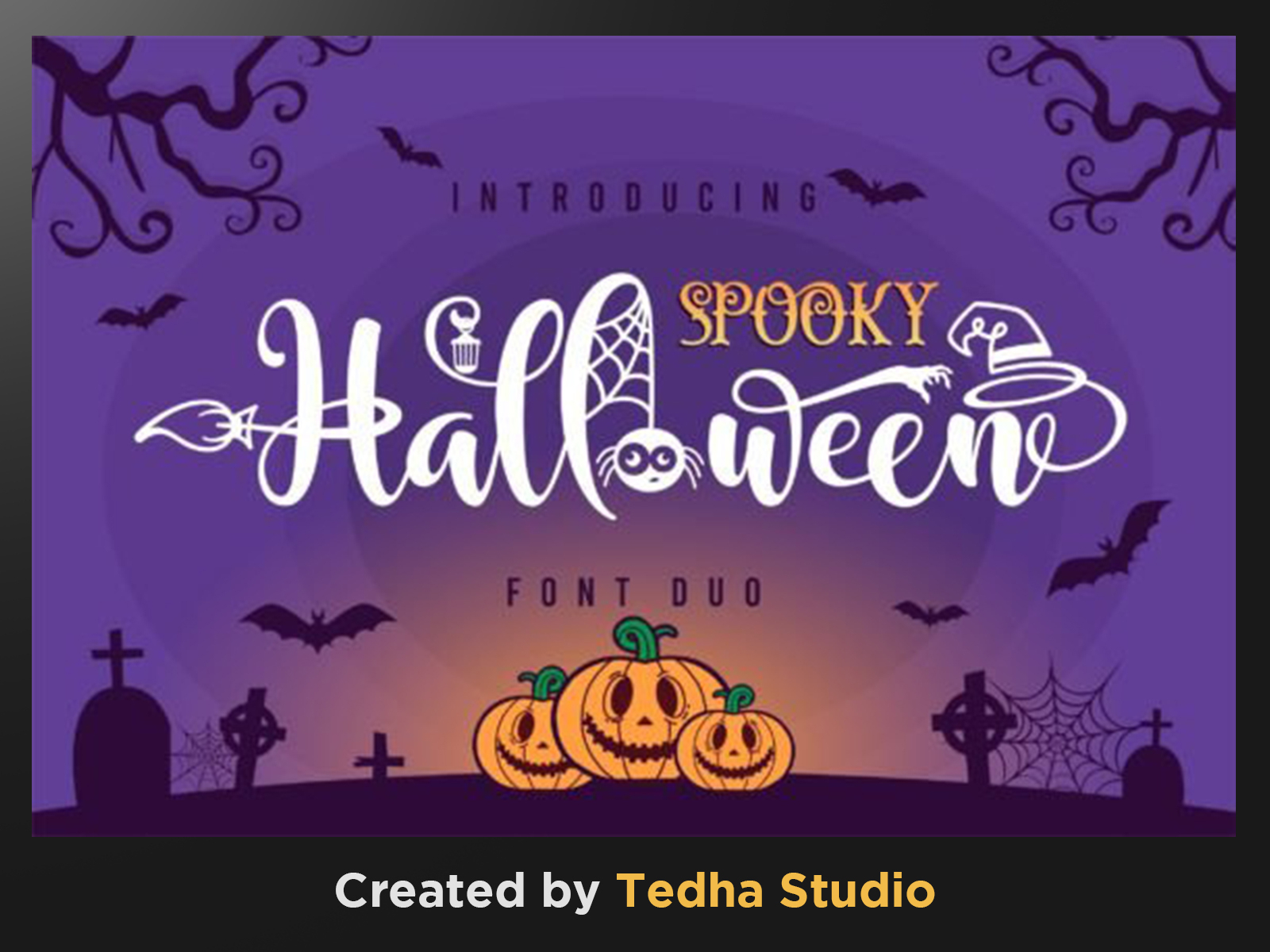 Spooky Halloween Font by Rumble Design on Dribbble