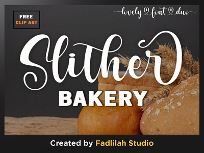 Slither Bakery Font script