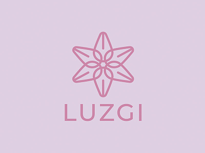 Luzgi Logo flower logo minimalism seeds