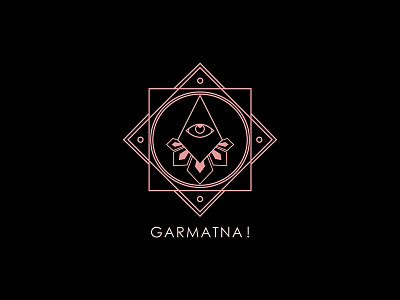 Garmatna Logo acid geometric illustration kiev madness music psychedelic