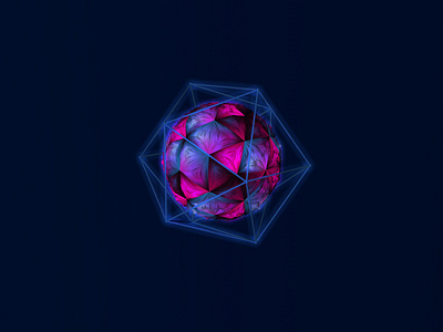 Sphere abstract c4d render