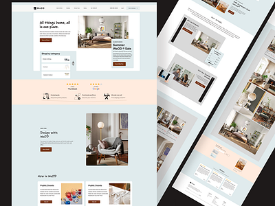 Home décor landing page